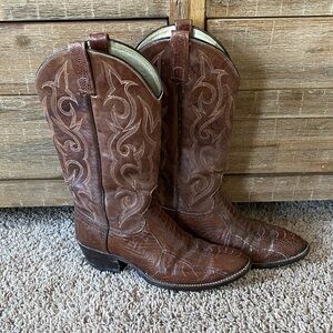 Dan Post Milwaukee Leather Cowboy Boots